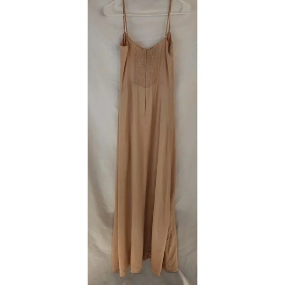 Reformation Ingrid Dress Tan/ Nude Size 10 - Picture 3 of 7